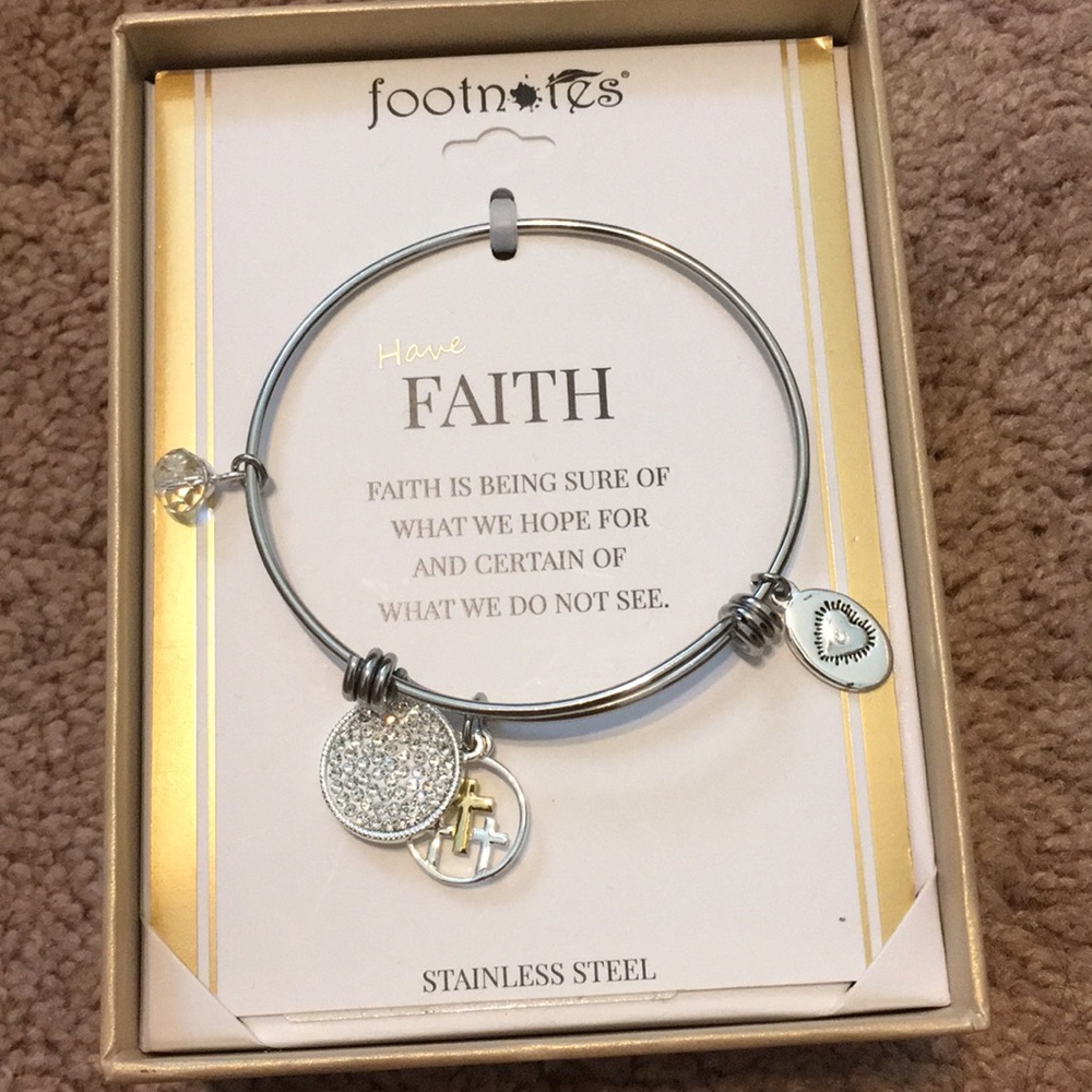 Footnotes Faith Bracelet
